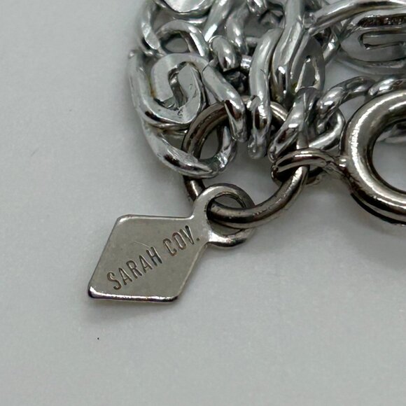 Vintage Sarah Coventry Necklace & Bracelet Silver-Tone 4 Strand lightweight. - Picture 9 of 11